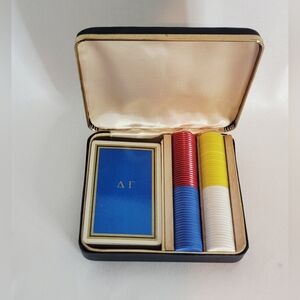 Delta Gamma Vintage Poker Set - OSU Love Story?